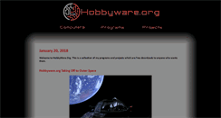 Desktop Screenshot of hobbyware.org